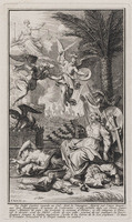 KG 11587
<br/>
Titelblad van 'Histoire des Juifs'
<br/>
<em>Picart, Bernard (1673-1733)</em>